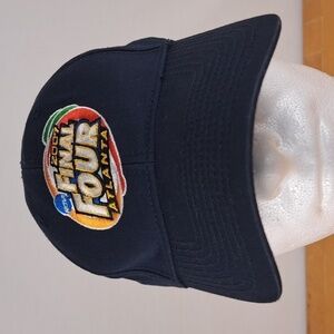 2007 Atlanta Final Four The Game blue casual embroidered soft shell pull tab hat